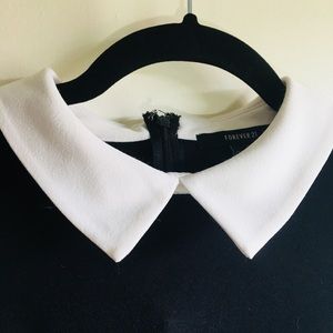 Never worn! Black F21 collared dress 💣